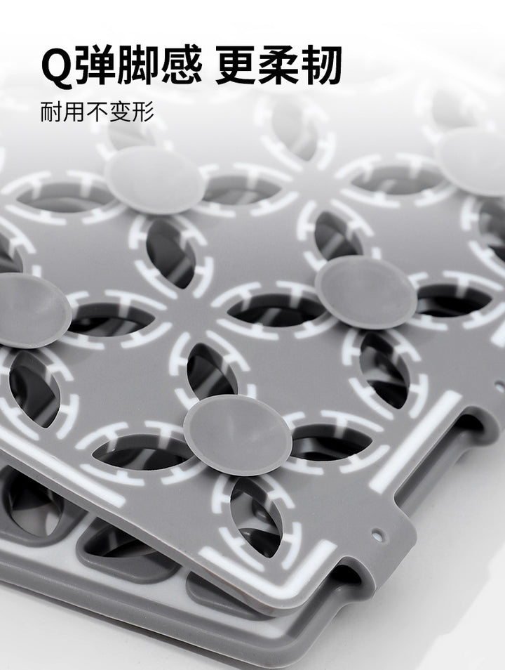 Environmental protection tpe material bathroom anti-slip mat bath tank shower room bath toilet floor mat suction cup anti-fall mat