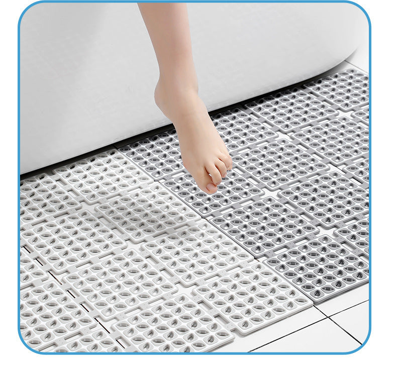 Environmental protection tpe material bathroom anti-slip mat bath tank shower room bath toilet floor mat suction cup anti-fall mat