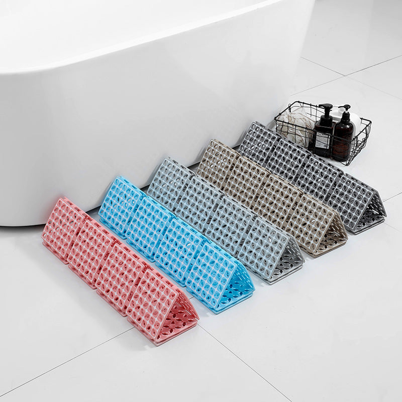 Environmental protection tpe material bathroom anti-slip mat bath tank shower room bath toilet floor mat suction cup anti-fall mat