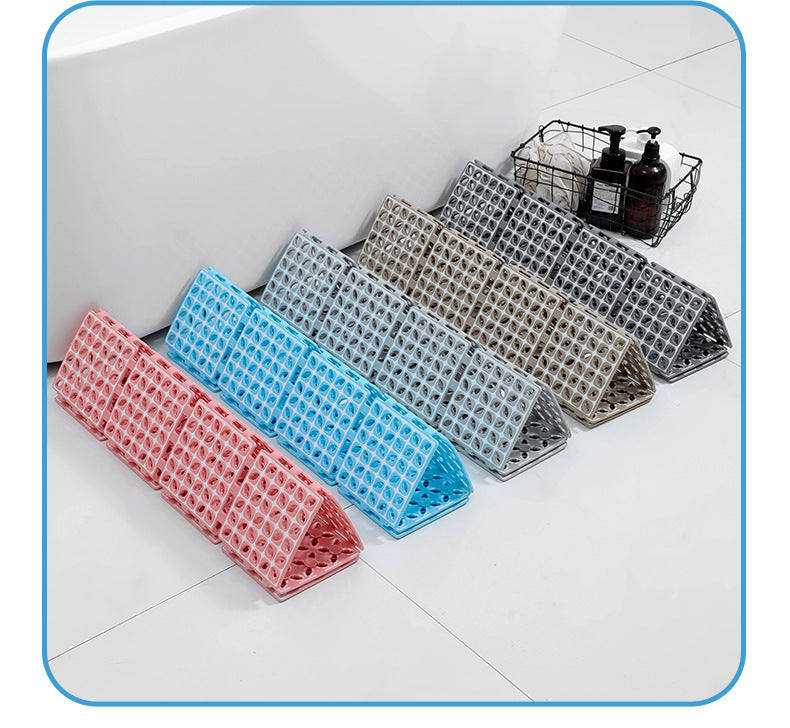 Environmental protection tpe material bathroom anti-slip mat bath tank shower room bath toilet floor mat suction cup anti-fall mat
