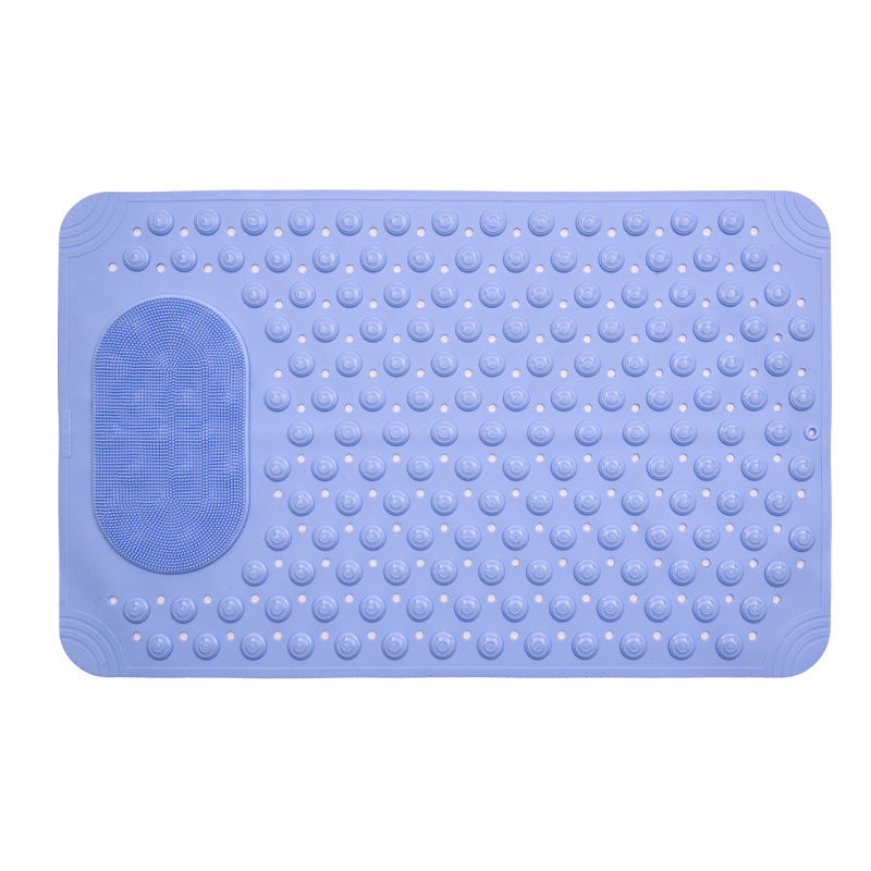 Bathroom Anti-slip Mat Massage Anti-fall Toilet Floor Mat with Suction Cup Waterproof and Dirty-resistant Hotel Shower Special Foot Mat