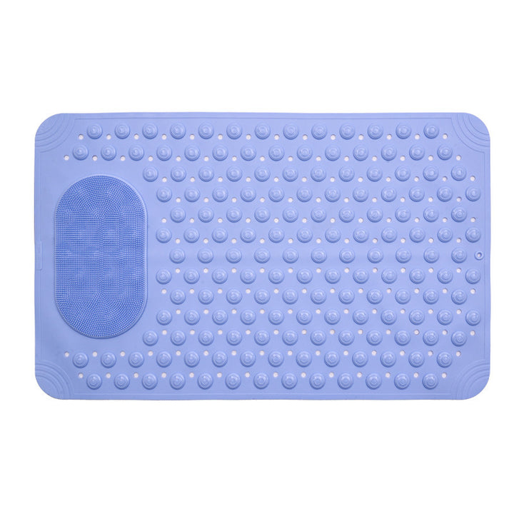 Bathroom Anti-slip Mat Massage Anti-fall Toilet Floor Mat with Suction Cup Waterproof and Dirty-resistant Hotel Shower Special Foot Mat