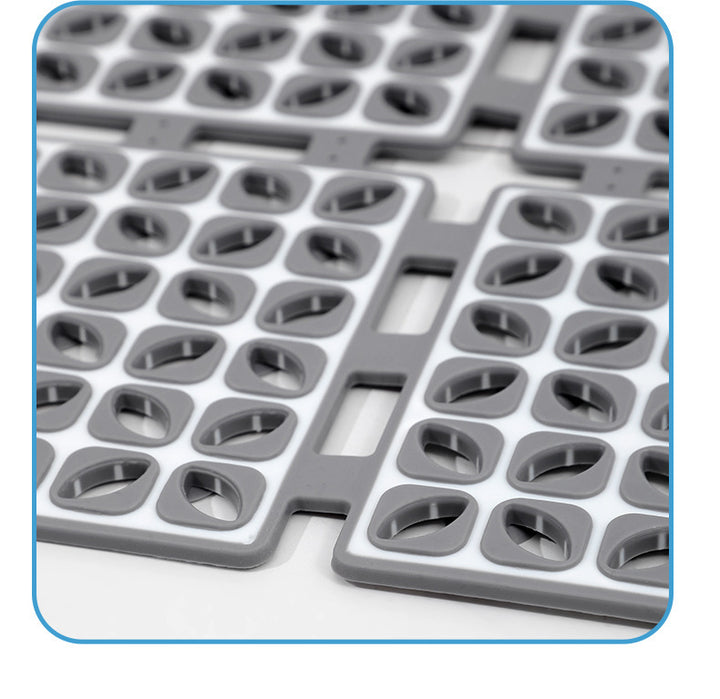 Environmental protection tpe material bathroom anti-slip mat bath tank shower room bath toilet floor mat suction cup anti-fall mat