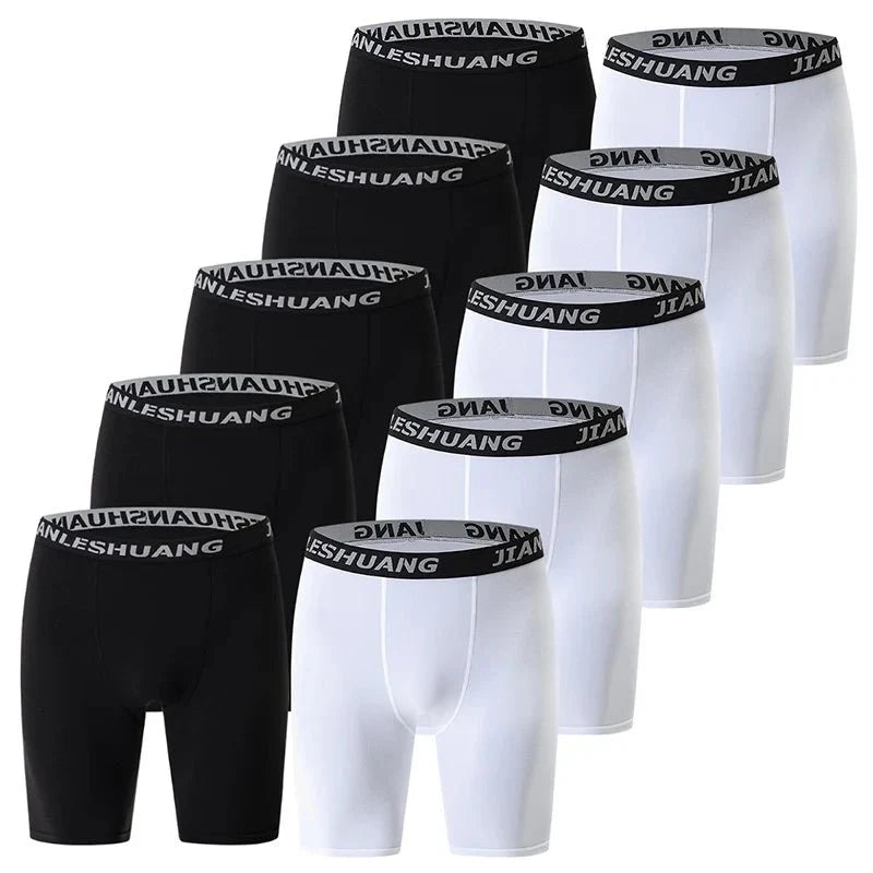 Black and White Elastic Waist Activewear Performance for Every Body.
